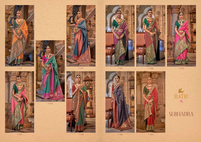 Subhadra By Rath Silk Heavy Wedding Sarees Catalog